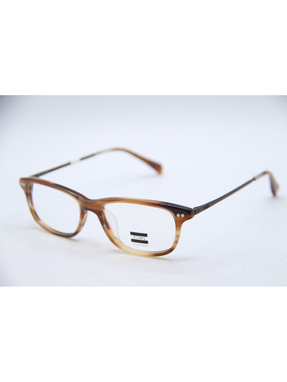 Toms One For One Alexis 10010494 Havana Bronze Authentic Eyeglasses 50-16-147 MM